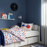 ست کاور بالش و لحاف ایکیا مدل دوچرخه که مناسب برای انواع تخت ها می باشد.