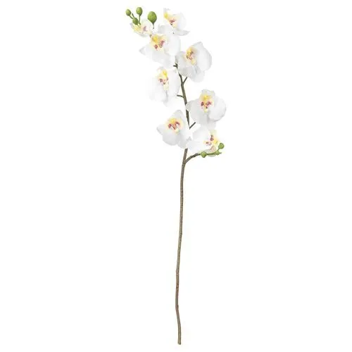 شاخه گل مصنوعی ارکیده سفید ایکیا SMYCKA