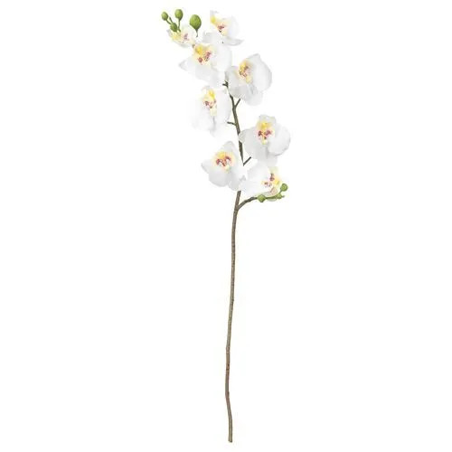 شاخه گل مصنوعی ارکیده سفید ایکیا SMYCKA