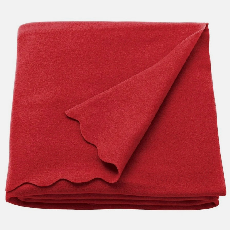 شال مبل ایکیا THORGUN قرمز سایز 120×160