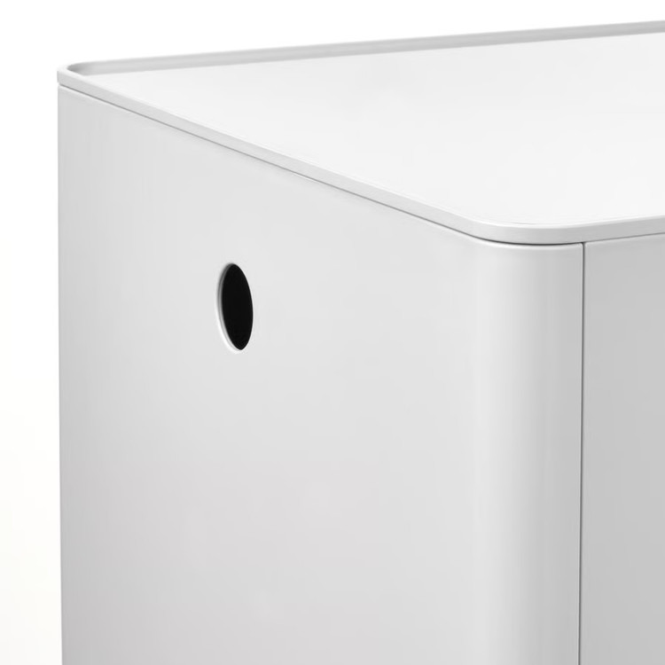 باکس نظمدهنده درب دار ایکیا KUGGIS، سفید، 32x32x32 سانتیمتر