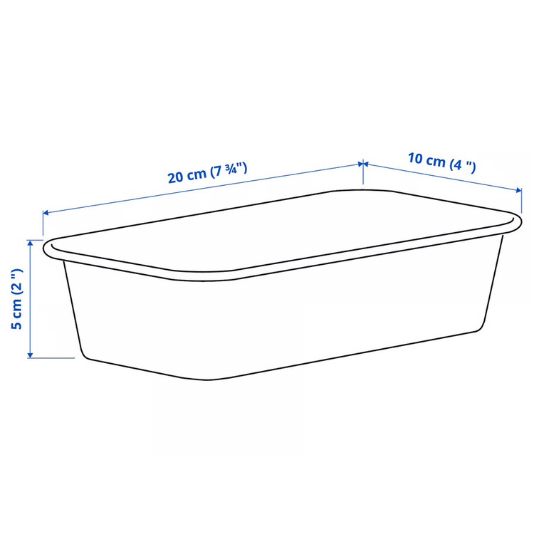 ارگانایزر پلاستیکی ایکیا مدل NOJIG ، بژ، ابعاد 5*20*10 سانتیمتر