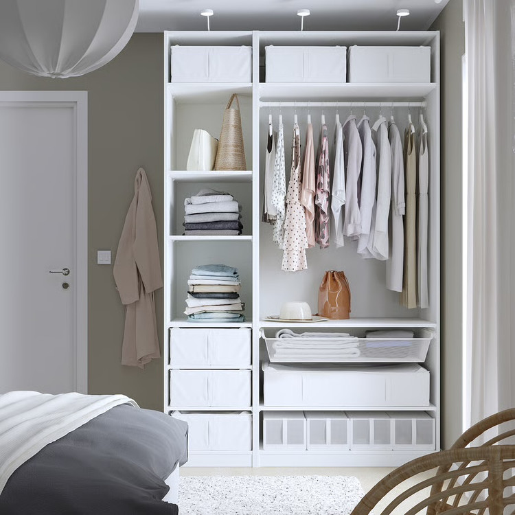 باکس نظم دهنده ایکیا SKUBB سفید، 43x53x19 سانتیمتر