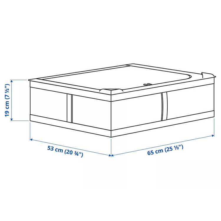باکس نظم دهنده ایکیا SKUBB سفید، 65x53x19 سانتیمتر