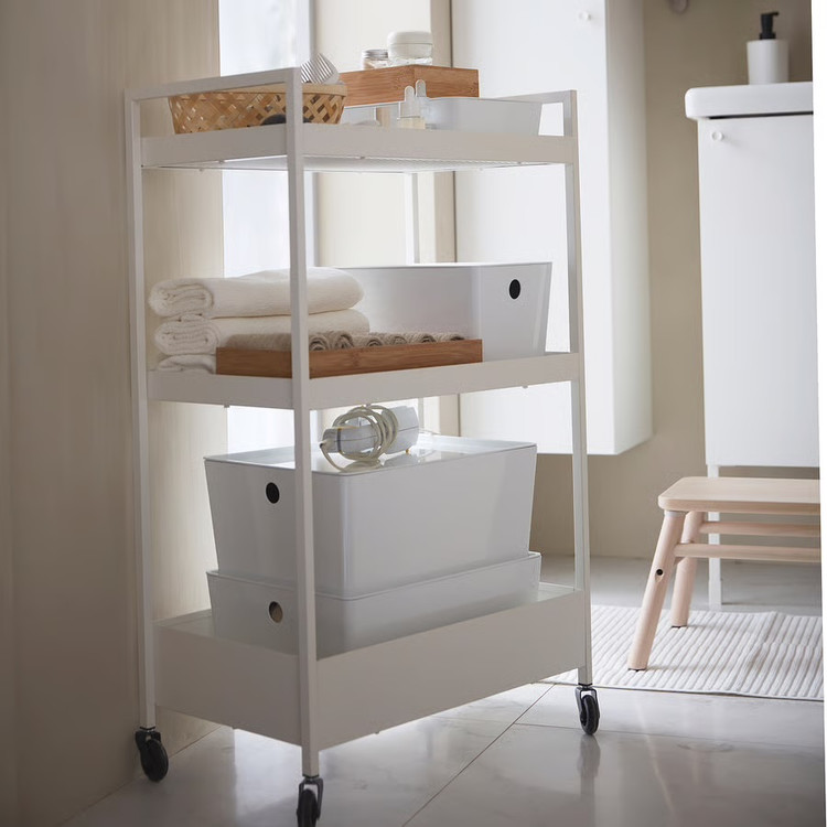 باکس درب دار ایکیا KUGGIS سفید 18x26x15 سانتیمتر